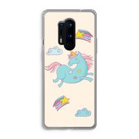Vliegende eenhoorn: OnePlus 8 Pro Transparant Hoesje