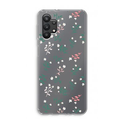 Small white flowers: Samsung Galaxy A32 5G Transparant Hoesje