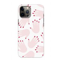 Hands pink: Volledig geprint iPhone 12 Hoesje