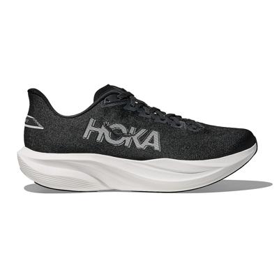 Hoka Mach 7 hardloopschoenen Black/White dames