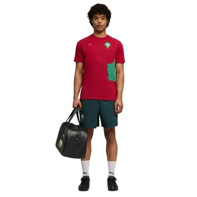 PUMA Marokko Pumatech Zomerset 2026-2028 Rood Groen Goud PUMA Marokko Pumatech Zomerset 2026-2028 Rood Groen Goud