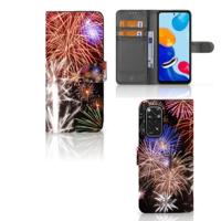 Xiaomi Redmi Note 11/11S | Wallet Case | met Pasjes | Vuurwerk