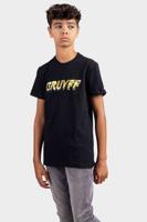 Cruyff City T-Shirt Kids Zwart/Goud - Maat 128 - Kleur: Zwart | Soccerfanshop