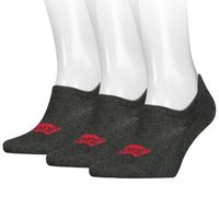 Levis 3 stuks Footie High Rise Batwing Logo Socks - thumbnail