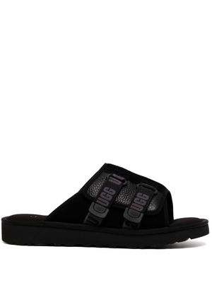 UGG claquettes Goldencoast à bride logo - Noir