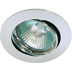 LED Inbouwspot chroom kantelbaar Deluna