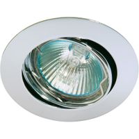LED Inbouwspot chroom kantelbaar Deluna