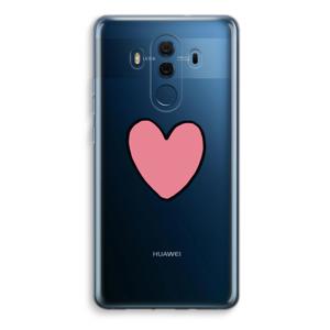 Hartje: Huawei Mate 10 Pro Transparant Hoesje