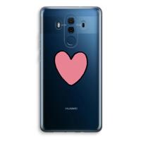 Hartje: Huawei Mate 10 Pro Transparant Hoesje - thumbnail