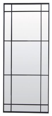 Light & Living Spiegel 'Rincon' 183 x 77cm, kleur Mat Zwart