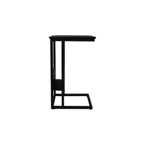 Bijzettafel Verona - 30x38x65 - Zwart - Mango