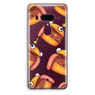 Hamburger: HTC U12+ Transparant Hoesje