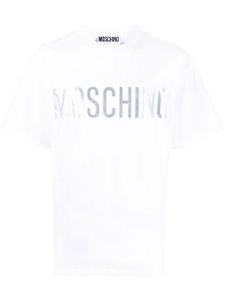 Moschino t-shirt en coton à logo imprimé - Blanc