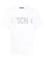 Moschino t-shirt en coton à logo imprimé - Blanc