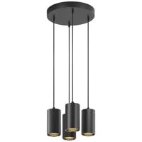 SLV ASTO TUBE 1006437 Hanglamp GU10 10 W Zwart - thumbnail