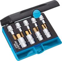 HAZET Dopsleutelbitset 986/9 - 1/2 inch (12,5 mm) vierkant hol - Binnen-zeskant-profiel - 9-delig - 5 - 19