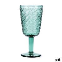 Fluitglas Bidasoa Agata Groen Glas 285 ml (6 Stuks)