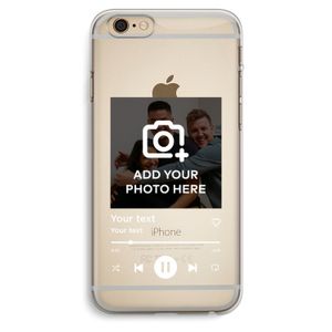 Music Player: iPhone 6 Plus / 6S Plus Transparant Hoesje
