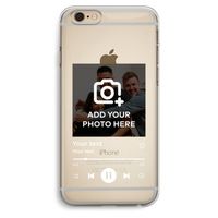 Music Player: iPhone 6 Plus / 6S Plus Transparant Hoesje