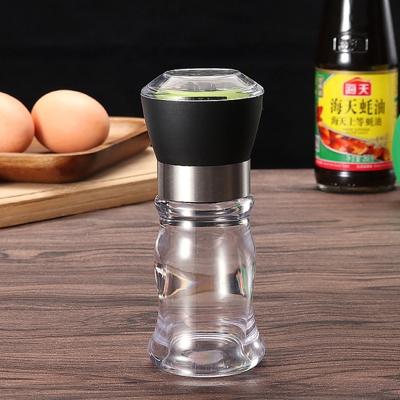 Multifunctionele kruiden tank keuken gadget handleiding creatieve peper Grinder (zwart)