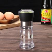 Multifunctionele kruiden tank keuken gadget handleiding creatieve peper Grinder (zwart)