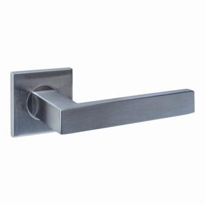 Intersteel DeurklinkQ 05 op vierkant rozet RVS - 1335.103502