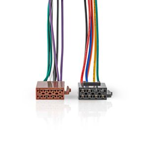 Nedis ISO-Kabel voor Autoradio | ISO-compatibiliteit: Standaard | 0.15 m | Rond | PVC | Doos - CAGBISOSTANDVA