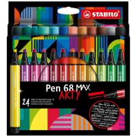 Viltstift stabilo pen 68/24 max arty 24st assorti