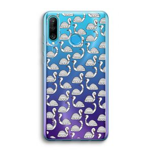 Zwanen: Huawei P30 Lite Transparant Hoesje