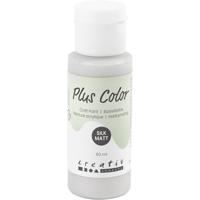 Plus Color acrylverf, zilver, 60 ml/ 1 fles