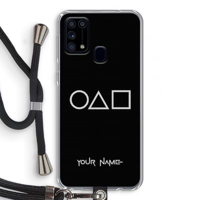 Squid Game: Samsung Galaxy M31 Transparant Hoesje met koord