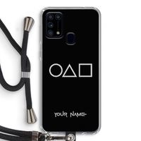 Squid Game: Samsung Galaxy M31 Transparant Hoesje met koord