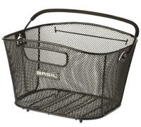 Fietsmand Basil Bold medium - inclusief Clever bevestigingssysteem - zwart