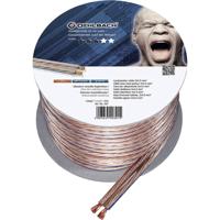 Oehlbach 301 Luidsprekerkabel 2 x 4 mm² Transparant 10 m