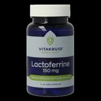 Vitakruid Lactoferrine 150 mg minimaal 95% puur + Vitamine C 60 Vegetarische capsules