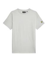 Lyle & Scott zomer t-shirt jongens - Grijs mirage - Script embroidery