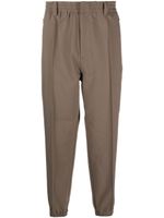 Emporio Armani pantalon fuselé à taille élastique - Marron - thumbnail