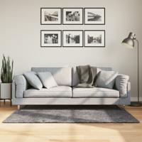 VidaXL Vloerkleed huarte laagpolig zacht wasbaar 80x150 cm antraciet
