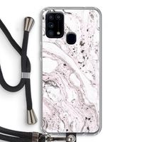 Mengelmoes: Samsung Galaxy M31 Transparant Hoesje met koord Mengelmoes: Samsung Galaxy M31 Transparant Hoesje met koord