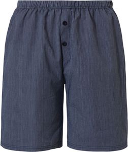 Blauw gestreepte heren pyjamashort