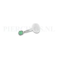 Labret 1.2 mm flexibel jade