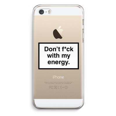 My energy: iPhone 5 / 5S / SE Transparant Hoesje