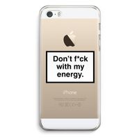 My energy: iPhone 5 / 5S / SE Transparant Hoesje
