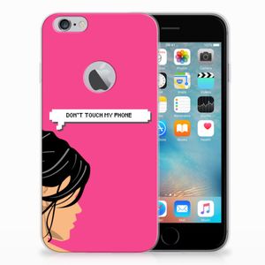 Apple iPhone 6 Plus | 6s Plus Silicone-hoesje Woman Don't Touch My Phone