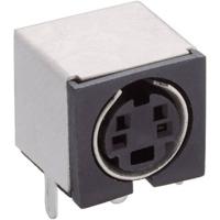 Lumberg TM 0508 A/4 Miniatuur-DIN-connector Bus, inbouw horizontaal Aantal polen: 4 Zwart 1 stuk(s) - thumbnail