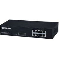 Intellinet 560764 netwerk-switch Fast Ethernet (10/100) Power over Ethernet (PoE) Zwart - thumbnail