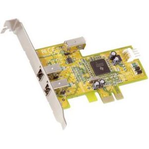 Dawicontrol DC-1394 PCIe interfacekaart/-adapter