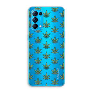 Weed: Oppo Find X3 Lite Transparant Hoesje