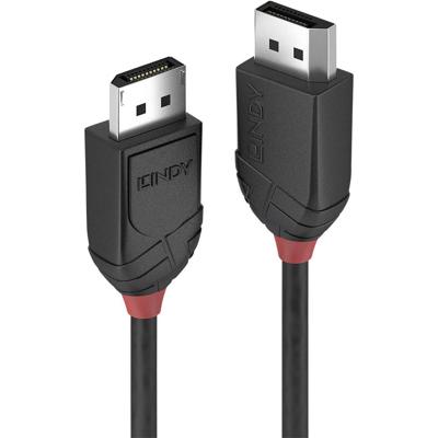 LINDY 36491 DisplayPort-kabel DisplayPort Aansluitkabel DisplayPort-stekker, DisplayPort-stekker 1.00 m Zwart