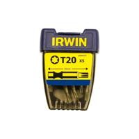 Irwin Torx T20 - 1/4”/50 mm - 5 stuks - 10504373 Irwin Torx T20 - 1/4”/50 mm - 5 stuks - 10504373